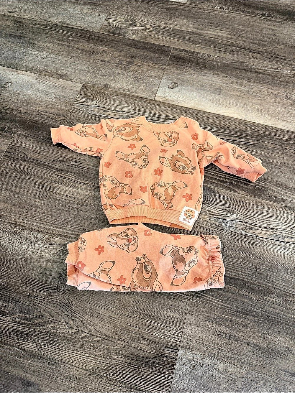Disney Bambi Pink Floral Matching Set